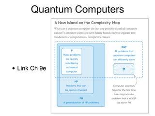 Quantum Computers
• Link Ch 9e
 