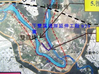 下雙溪堤岸延伸工程 975 萬 