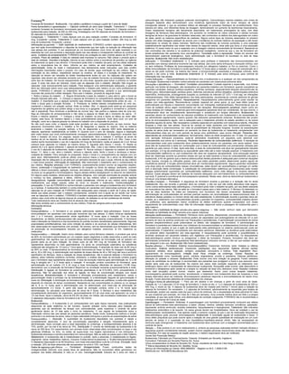 Foraseq™
Fumarato de formoterol - Budesonida - Uso adulto e pediátrico (crianças a partir de 5 anos de idade)
Forma farmacêutica e apresentações — Cápsula contendo pó seco para inalação: Tratamento 1: Cápsula
contendo fumarato de formoterol micronizado para inalação de 12 mcg. Tratamento 2: Cápsula contendo
budesonida para inalação, de 200 ou 400 mcg. Embalagens com 60 cápsulas de fumarato de formoterol +
60 cápsulas de budesonida e um inalador.
Composição — Tratamento 1: Cada cápsula com pó para inalação contém: Fumarato de formoterol 12
mcg. Excipiente: Lactose. Tratamento 2: Cada cápsula com pó para inalação contém: 200 mcg ou 400
mcg de budesonida. Excipiente: Lactose.
Informações ao paciente — Ação esperada do medicamento: FORASEQ contém cápsulas de formoterol,
que tem ação broncodilatadora e cápsulas de budesonida que tem ação na redução da inflamação das
vias aéreas dos pulmões. O uso seqüencial de um broncodilatador (com início de ação imediata) e um
esteróide faz com que aumente a deposição deste nas vias aéreas e conseqüente melhora do controle da
asma. Cuidados de armazenamento: FORASEQ deve ser protegido do calor (manter abaixo de 30°C) e da
umidade. Prazo de validade: A data de validade está impressa no cartucho. Não utilizar o produto após a
data de validade. Gravidez e lactação: Informe ao seu médico sobre a ocorrência de gravidez na vigência
do tratamento ou após o seu término. O formoterol pode inibir o trabalho de parto, por seu efeito relaxante
sobre a musculatura lisa do útero. Informe ao seu médico se está amamentando. Cuidados de
administração: Antes de inalar o medicamento, leia atentamente estas instruções, pois elas contêm
informações importantes sobre o produto. Em caso de dúvida, peça orientação ao seu médico. Siga a
orientação do seu médico, respeitando sempre os horários, as doses e a duração do tratamento. As
cápsulas só devem ser retiradas do blister imediatamente antes do uso. As cápsulas não podem ser
ingeridas: elas devem ser utilizadas somente com o tipo de inalador fornecido na embalagem. Não utilize
outro tipo de inalador. Se houver esquecimento de uma dose, aguarde para tomar a próxima no horário
usual. A dose não deve ser dobrada. Como usar as cápsulas com o inalador: Atenção: Não engolir as
cápsulas. Usar exclusivamente para inalação. Para assegurar uma administração adequada, o paciente
deve ser informado sobre como usar adequadamente o inalador pelo médico ou por outro profissional de
saúde. FORASEQ é utilizado no tratamento de doenças respiratórias, portanto a sua administração
incorreta não produzirá o efeito desejado. Para usar o inalador, proceda do seguinte modo:
1. Retire a tampa do inalador. - 2. Segure firmemente a base do inalador e, para abri-lo, gire o bocal na
direção indicada pela seta. - 3. Coloque a cápsula de formoterol no compartimento adequado, na base do
inalador. É importante que a cápsula somente seja retirada do blister imediatamente antes do uso. - 4.
Volte o bocal para a posição fechada. - 5. Pressione os botões laterais completamente só uma vez,
mantendo o inalador em posição vertical. Solte os botões. Obs.: A cápsula pode partir-se em pequenos
fragmentos de gelatina que podem atingir a sua boca ou a garganta. A gelatina é comestível e, portanto,
não é prejudicial. Para minimizar a tendência de ocorrer isso, não perfure a cápsula mais de uma vez.
Siga as instruções de armazenamento e não retire a cápsula do blister até o momento de usá-la. - 6.
Expire o máximo possível. - 7. Coloque o bocal do inalador na boca e feche os lábios ao redor dele.
Inspire, pela boca, de maneira rápida e o mais profundamente possível. Você deve ouvir um som de
vibração, como se a cápsula girasse na câmara do inalador com a dispersão do produto.
Se não ouvir esse ruído, a cápsula pode estar grudada em seu compartimento; se isso ocorrer, faça
pequenos movimentos sobre o inalador a fim de desgrudar a cápsula do mesmo. Gire ou balance
levemente o inalador (na posição vertical), a fim de desprender a cápsula. NÃO tente desprender a
cápsula, apertando repetidamente os botões. 8. Quando ouvir o som de vibração, segure a respiração
pelo maior tempo que você confortavelmente conseguir (aproximadamente 10 segundos); enquanto isso
retire o inalador da boca. Em seguida, respire normalmente. Abra o inalador e verifique se ainda há
resíduo de pó na cápsula. Se ainda restar pó na cápsula, repita os passos de 6 a 8. Obs.: Caso o seu
médico tenha recomendado o uso de 2 cápsulas (24 mcg) de formoterol, repita os passos de 3 a 8. Nunca
coloque duas cápsulas no inalador ao mesmo tempo. 9. Aguarde pelo menos 1 minuto. 10. Repita os
passos de 3 a 8, agora utilizando 1 cápsula de budesonida. Obs.: Caso o seu médico tenha recomendado
o uso de 2 cápsulas de budesonida, repita o passo 10. Nunca coloque 2 cápsulas no inalador ao mesmo
tempo. 11. Após o uso, abra o inalador, remova a cápsula vazia, feche o bocal e recoloque a tampa.
Limpeza do inalador: Para remoção do preparado, limpe o bocal e o compartimento da cápsula com um
pano seco. Alternadamente, pode-se utilizar uma escova macia e limpa. Se o alívio na dificuldade de
respiração não for adequado ou se perdurar por períodos menores do que o usual, informe ao seu médico
o mais breve possível. Interrupção do tratamento: Não interromper o tratamento sem o conhecimento do
seu médico. Reações adversas: Com FORASEQ, ocasionalmente podem ocorrer as seguintes reações:
tremor, aceleração e irregularidade do batimento do coração ou dores de cabeça; raramente, ocorrem
cãibras e dores musculares, agitação, tonturas, nervosismo ou cansaço, dificuldade para dormir, irritação
na boca ou na garganta e broncoespasmo. Alguns desses efeitos desaparecem no decorrer do tratamento.
Em alguns casos isolados, observaram-se reações alérgicas, com redução acentuada da pressão arterial
e inchaço na face, pálpebras e lábios. Informe ao seu médico sobre o aparecimento de reações
desagradáveis. Ingestão concomitante com outras substâncias: Informe ao seu médico sobre qualquer
medicamento que esteja usando, antes do início ou durante o tratamento. Contra-indicações e
precauções: O uso de FORASEQ é contra-indicado a pacientes com alergia à budesonida e/ou formoterol
ou à lactose. A budesonida também é contra-indicada em pacientes com tuberculose pulmonar ativa. As
cápsulas de pó para inalação de FORASEQ são adequadas para crianças a partir de 5 anos de idade,
desde que estas possam usar o inalador corretamente, contando com a ajuda de um adulto (ver Como
usar as cápsulas com o inalador). FORASEQ é também adequado para pacientes idosos. Informe ao seu
médico caso você sofra de alguma doença do coração, de diabetes ou se tem problemas de tireóide.
Todo medicamento deve ser mantido fora do alcance das crianças.
Não tome remédio sem o conhecimento do seu médico. Pode ser perigoso para a sua saúde.
Informações técnicas
Formoterol
Farmacodinâmica — O formoterol é um potente estimulante seletivo beta -adrenérgico. Exerce efeito
broncodilatador em pacientes com obstrução reversível das vias aéreas. O efeito inicia-se rapidamente
(em 1 a 3 minutos), permanecendo ainda significativo 12 horas após a inalação. Com as doses
terapêuticas, os efeitos cardiovasculares são pequenos e ocorrem apenas ocasionalmente. O formoterol
inibe a liberação de histamina e dos leucotrienos do pulmão humano sensibilizado passivamente. Algumas
propriedades antiinflamatórias, tais como inibição de edema e do acúmulo de células inflamatórias, têm
sido observadas em experimentos com animais. No homem, tem-se demonstrado que formoterol é eficaz
na prevenção do broncoespasmo induzido por alérgenos inalados, exercícios, ar frio, histamina ou
metacolina.
Farmacocinética — Absorção: Assim como relatado para outros fármacos inalados, é provável que cerca
de 90% do formoterol administrado por um inalador sejam deglutidos e então absorvidos a partir do trato
gastrintestinal. Isto significa que as características farmacocinéticas da formulação oral se aplicam em
grande parte ao pó para inalação. As doses orais de até 300 mcg de fumarato de formoterol são
rapidamente absorvidas no trato gastrintestinal. Os picos de concentração plasmática da substância
inalterada são atingidos de 1/2 hora a 1 hora após a administração. A absorção de dose oral de 80 mcg é
de 65% ou mais. A farmacocinética do formoterol demonstra-se linear na faixa de dosagem investigada,
isto é, 20 a 300 mcg. A administração oral repetida de doses diárias de 40 a 160 mcg não leva a acúmulo
significativo do fármaco. Após a inalação de doses terapêuticas, não é possível detectar o formoterol no
plasma, pelos métodos analíticos correntes; entretanto, a análise das taxas de excreção urinária sugere
que o formoterol seja rapidamente absorvido. A taxa de excreção máxima após administração de 12 a 96
mcg é atingida em 1 a 2 horas após a inalação. A excreção urinária cumulativa do formoterol, após
administração do pó inalado (12 a 24 mcg) e duas formulações diferentes de aerossol (12-96 mcg),
demonstrou que a proporção de formoterol disponível na circulação aumenta proporcionalmente à dose.
Distribuição: A ligação do formoterol às proteínas plasmáticas é de 61%-64% (34% principalmente à
albumina). Não há saturação dos sítios de ligação na faixa de concentração atingida com doses
terapêuticas. Biotransformação: O formoterol é eliminado principalmente pelo metabolismo, sendo a
glicuronização direta a principal via de biotransformação. A o-demetilação seguida de glicuronização é
outra via. Eliminação: A eliminação do formoterol da circulação parece ser polifásica; a meia-vida aparente
depende do intervalo de tempo considerado. Baseando-se nas concentrações no plasma ou no sangue
até 6, 8 ou 12 horas após a administração oral, foi determinada uma meia-vida de eliminação de
aproximadamente 2-3 horas. A partir das taxas de excreção urinária, entre 3 e 16 horas após
administração, foi calculada uma meia-vida de cerca de 5 horas. O fármaco e seus metabólitos são
completamente eliminados do organismo; aproximadamente 2/3 de uma dose oral aparecem na urina e
1/3 nas fezes. Após a inalação, cerca de 6%-9% da dose, em média, são excretados inalterados na urina.
O clearance (depuração) renal do formoterol é de 150 ml/min.
Budesonida
Farmacodinâmica — A budesonida é um corticosteróide com ação tópica marcante, mas praticamente
desprovido de ação sistêmica no ser humano. Quando utilizado como cápsulas para inalação por
pacientes que se beneficiam da terapia com corticosteróide, pode ocasionar o controle da asma
geralmente dentro de 10 dias após o início do tratamento. O uso regular da budesonida reduz a
inflamação crônica das vias aéreas de pacientes asmáticos. Deste modo, budesonida melhora a função
pulmonar e os sintomas da asma, reduz a hiper-reatividade brônquica e previne as exacerbações da asma.
Farmacocinética — Absorção: A quantidade de budesonida depositada nos pulmões é rápida e
completamente absorvida. O pico de concentração plasmática é atingido imediatamente após a
administração. Após correção para a dose depositada na orofaringe, a biodisponibilidade absoluta é de
73%; porém, por via oral é de cerca de 10%. Distribuição: O volume de distribuição da budesonida é de
cerca de 300 litros. Em experimentos com animais foram observadas altas concentrações no baço e nas
glândulas linfáticas, no timo, no córtex da supra-renal, nos órgãos reprodutivos e nos brônquios. A
budesonida atravessa a barreira placentária em camundongos. Não se sabe se passa para o leite materno.
Metabolismo: A budesonida não é metabolizada no pulmão. Após a absorção, é metabolizada no fígado,
originando vários metabólitos inativos, inclusive 6-beta-hidroxi-budesonida e 16-alfa-hidroxiprednisolona.
O clearance (depuração) é de 84 litros/hora, com meia-vida plasmática curta de 2,8 horas. Excreção: Após
a inalação, 32% da dose absorvida são recuperados na urina e 15%, nas fezes.
Dados de segurança pré-clínicos — Formoterol: Mutagenicidade: Foram conduzidos testes de
mutagenicidade cobrindo uma ampla faixa de parâmetros. Não foi encontrado efeito genotóxico em
qualquer dos testes efetuados in vitro ou in vivo. Carcinogenicidade: Estudos de 2 anos em ratos e
2

camundongos não indicaram qualquer potencial carcinogênico. Camundongos machos tratados com níveis de
dosagem bastante altos demonstraram uma incidência ligeiramente maior de tumor benigno de célula
subcapsular adrenal, o que se considera reflexo de alteração no processo fisiológico de envelhecimento. Dois
estudos em ratos, com diferentes faixas de dosagem, demonstraram um aumento de leiomiomas mesovarianos.
Esses neoplasmas benignos são tipicamente associados, em tratamentos prolongados de ratos, com altas
dosagens de fármacos beta -adrenérgicos. Um aumento na incidência de cistos ovarianos e células tumorais
benignas da teca e da granulosa foi também observado; são conhecidos os efeitos dos beta-agonistas em ovário
de ratas, sendo os mesmos específicos de roedores. Alguns outros tipos de tumores observados no primeiro
estudo com altas dosagens estavam de acordo com a incidência do controle histórico da população e não foram
observados no ensaio de doses menores. Nenhuma das incidências de tumores aumentou a uma extensão
estatisticamente significativa nas doses mais baixas do segundo estudo, dose esta que levou a uma exposição
sistêmica 10 vezes maior do que a esperada com a dosagem máxima recomendada de formoterol. Baseando-se
nas conclusões dos estudos e na ausência de potencial mutagênico, conclui-se que o uso de formoterol em
doses terapêuticas não apresenta risco carcinogênico. Toxicidade sobre a reprodução: Testes em animais não
demonstraram potencial teratogênico. Após administração oral, o formoterol foi excretado no leite de ratas
lactantes. Budesonida: Não foram estabelecidos.
Indicações — Formoterol (tratamento 1): É indicado para profilaxia e tratamento das broncoconstrições em
pacientes com doença obstrutiva reversível das vias aéreas, tais como asma brônquica e bronquite crônica, com
ou sem enfisema. Profilaxia de broncoespasmo induzido por alérgenos inalados, ar frio ou exercício. Como o
efeito broncodilatador de formoterol é ainda significativo 12 horas após a inalação, a terapia de manutenção de 2
vezes ao dia pode controlar, na maioria dos casos, a broncoconstrição associada a condições crônicas, tanto
durante o dia como à noite. Budesonida (tratamento 2): É indicado para asma brônquica, para controle da
inflamação das vias aéreas.
Contra-indicações — Hipersensibilidade ao formoterol e/ou à budesonida ou a qualquer um dos componentes da
formulação. Budesonida é também contra-indicado em pacientes com tuberculose pulmonar ativa
Precauções e advertências — Formoterol: Condições concomitantes: Cuidado especial e supervisão, com ênfase
particular nos limites de dosagem, são necessários em pacientes tratados com formoterol, quando coexistirem as
seguintes condições: doença cardíaca isquêmica, arritmias cardíacas, especialmente bloqueio atrioventricular de
terceiro grau, descompensação cardíaca grave, estenose subvalvular aórtica idiopática, cardiomiopatia obstrutiva
hipertrófica, tireotoxicose, prolongamento suspeito ou conhecido do intervalo QT (QTc > 0,44 seg; ver Interações
medicamentosas). Pelo efeito hiperglicêmico dos beta -estimulantes, recomenda-se controle adicional de glicose
sangüínea em pacientes diabéticos. Hipopotassemia: Hipopotassemia potencialmente grave pode resultar da
terapia com beta -agonistas. Recomenda-se cuidado especial em asma grave, já que esse efeito pode ser
potencializado por hipoxia e tratamento concomitante (ver Interações medicamentosas). Recomenda-se que os
níveis de potássio sérico sejam monitorizados em tais situações. Broncoespasmo paradoxal: Assim como em
outras terapias por inalação, o potencial para broncoespasmo paradoxal deve ser considerado. Se isso ocorrer, o
medicamento deve ser imediatamente descontinuado e substituído por terapia alternativa. Budesonida: Os
pacientes devem ter conhecimento da natureza profilática do tratamento com budesonida e da necessidade de
ser administrado regularmente, mesmo quando não estiverem apresentando sintomas. Budesonida não produz
alívio do broncoespasmo agudo, nem é adequado para o tratamento primário do estado asmático ou de outros
episódios agudos de asma. São necessários cuidados especiais em pacientes com tuberculose latente, infecções
fúngicas e virais das vias aéreas. Deve-se ter cautela ao tratar pacientes com distúrbios pulmonares, como
bronquiectasias e pneumoconiose, em vista da possibilidade de infecções fúngicas. Durante as exacerbações
agudas da asma pode ser necessário um aumento na dose de budesonida ou tratamento complementar com
corticosteróides orais por um curto período de tempo e/ou antibióticos, caso ocorra infecção. Pacientes nãodependentes de corticosteróides sistêmicos: Normalmente, obtém-se efeito terapêutico em 10 dias. Em pacientes
com secreção brônquica excessiva, pode-se administrar inicialmente um esquema curto adicional com
corticosteróide oral (cerca de 2 semanas). Pacientes dependentes de corticosteróides sistêmicos: A transição de
corticosteróides orais para budesonida deve preferencialmente ocorrer em pacientes com asma estável. Uma
dose alta de budesonida é dada em combinação com a dose de corticosteróide oral previamente utilizada pelo
paciente por pelo menos 10 dias. Após esta fase, a dose de corticosteróide oral deve ser gradualmente reduzida
(por exemplo, 2,5 mg de prednisolona ou equivalente cada mês) até a maior redução possível. O tratamento com
corticosteróides sistêmicos ou com budesonida não deve ser suspenso abruptamente. Uma precaução especial
deve ser observada durante os primeiros meses em que se está havendo a troca de corticosteróide oral para a
budesonida, a fim de garantir que a reserva adrenocortical destes pacientes é adequada para contornar situações
como trauma, cirurgias ou infecções graves, visto que estes pacientes podem desenvolver quadro agudo de
insuficiência adrenal. A função adrenocortical deve ser monitorizada regularmente. Alguns pacientes necessitam
uma dose extra de corticosteróides nessas circunstâncias; estes devem ser aconselhados a carregar um cartão
com a descrição desta combinação. A substituição de corticosteróides sistêmicos por budesonida pode revelar
alergias anteriormente suprimidas por corticosteróides sistêmicos, como rinite alérgica ou eczema (dermatite
atópica). Essas alergias devem ser tratadas de maneira adequada com anti-histamínicos ou corticosteróides de
uso local. É possível a ocorrência de broncoespasmo paradoxal. Nesse caso, deve-se descontinuar budesonida e
introduzir uma terapia alternativa.
Gravidez e lactação — Formoterol: A segurança de formoterol durante a gravidez e a lactação não foi ainda
estabelecida. Seu uso durante a gravidez deve ser evitado, a não ser que não exista alternativa mais segura.
Como outros estimulantes beta -adrenérgicos, o formoterol pode inibir o trabalho de parto, por seu efeito relaxante
na musculatura lisa uterina. Não se sabe se o formoterol passa para o leite materno. O fármaco foi detectado no
leite de ratas lactantes. As mães em tratamento com formoterol não devem amamentar. Budesonida: A
administração de corticosteróides em animais prenhas resultou em anormalidades no desenvolvimento fetal. A
relevância destes achados no homem ainda não está estabelecida. A administração durante a gravidez deve ser
evitada; se o tratamento com corticosteróides durante a gravidez for imperativo, corticosteróides inalados devem
ser preferidos, pois apresentam menor incidência de efeitos sistêmicos quando comparados com doses
equipotentes de corticosteróides orais. Não há informação disponível sobre a passagem de budesonida para o
leite materno.
Efeitos sobre a habilidade de dirigir veículos e/ou operar máquinas — Não existe nenhum dado que demonstre
alteração na habilidade de dirigir veículos e/ou operar máquinas.
Interações medicamentosas — Formoterol: Fármacos como quinidina, disopiramida, procainamida, fenotiazínicos,
anti-histamínicos e antidepressivos tricíclicos podem ser associados com prolongamento do intervalo QT e com
aumento do risco de arritmia ventricular (ver Precauções e advertências). A administração concomitante de outros
agentes simpatomiméticos pode potencializar os efeitos não desejados de formoterol. A administração de
formoterol a pacientes em tratamento com inibidores da monoaminoxidase ou antidepressivos tricíclicos deve ser
conduzida com cautela, já que a ação de estimulantes beta -adrenérgicos no sistema cardiovascular pode ser
potencializada. O tratamento concomitante com derivados xantínicos, esteróides ou diuréticos pode potencializar
um possível efeito hipocalêmico dos beta -agonistas. A hipopotassemia pode aumentar a suscetibilidade a
arritmias cardíacas em pacientes tratados com digitálicos (ver Precauções e advertências). Os bloqueadores
beta-adrenérgicos podem diminuir ou antagonizar o efeito de formoterol. Portanto, formoterol não deve ser
administrado juntamente com bloqueadores beta-adrenérgicos (inclusive colírios), a não ser que existam razões
que obriguem a seu uso. Budesonida: Não foram estabelecidas.
Reações adversas — Formoterol: Sistema musculoesquelético: Ocasionais: tremores; raras: mialgias ou cãibras
musculares. Sistema cardiovascular: Ocasionais: palpitações; rara: taquicardia. Sistema nervoso central:
Ocasional: cefaléia; raros: agitação, vertigem, ansiedade, nervosismo e insônia. Trato respiratório: Raro:
agravamento do broncoespasmo. Irritação local: Rara: irritação da orofaringe. Outras: Reações de
hipersensibilidade como hipotensão grave, urticária, angioedema, prurido e exantema. Edemas periféricos,
alteração do paladar e náuseas. Budesonida: Pode ocorrer uma leve irritação na garganta. Foram relatados
casos de candidíase na orofaringe; é recomendado aos pacientes que enxágüem a boca e que escovem seus
dentes após cada uso de budesonida. Na maioria dos casos, esta condição responde ao tratamento com
antifúngico tópico sem a necessidade de descontinuar budesonida. Rouquidão pode ocorrer; este desconforto é
reversível e desaparece após cessar-se a terapia ou redução da dose e/ou descanso vocal. Reações cutâneas
como rash (erupção) podem ocorrer, mesmo que raramente. Assim como outras terapias inalatórias,
broncoespasmo paradoxal pode ocorrer; acontecendo, o tratamento com budesonida deve ser suspenso e uma
terapia alternativa deve ser instituída. Broncoespasmo paradoxal responde a broncodilatadores de rápido início
de ação. Foram descritos distúrbios de comportamento em crianças.
Posologia e forma de administração — Para uso em adultos e em crianças a partir de cinco anos de idade.
Inalação de 1 a 2 cápsulas (12-24 mcg) de formoterol, 2 vezes ao dia, e 1 a 2 cápsulas de budesonida de 200 ou
400 mcg, 2 vezes ao dia. A cápsula de budesonida deve ser inalada pelo menos 1 minuto após a inalação da
cápsula de formoterol. Se necessário, 1-2 cápsulas de formoterol, adicionalmente às requeridas para terapia de
manutenção, podem ser usadas cada dia para o alívio de sintomas. Se a necessidade de dose adicional for mais
do que ocasional (por exemplo, em mais de 2 dias por semana), nova consulta médica deve ser feita e a terapia
reavaliada, já que isso pode indicar uma deterioração da condição subjacente. FORASEQ não é recomendado a
crianças com menos de 5 anos de idade.
Superdosagem — Formoterol: Sintomas: A superdosagem com formoterol provavelmente conduzirá aos efeitos
típicos de estimulantes beta -adrenérgicos, a saber: náusea, vômitos, cefaléia, tremores, sonolência, palpitação,
taquicardia, arritmia ventricular, acidose metabólica, hipopotassemia e hiperglicemia. Tratamento: São indicados
tratamentos sintomático e de suporte. Os casos graves devem ser hospitalizados. Deve ser avaliado o uso de
betabloqueador cardiosseletivo, mas apenas sujeito a extremo cuidado, já que o uso de medicação bloqueadora
beta-adrenérgica pode provocar broncoespasmo. Budesonida: A toxicidade aguda da budesonida é baixa. O
único efeito prejudicial que pode ocorrer após a inalação de uma grande quantidade de medicação em um curto
período de tempo é a supressão do eixo hipotalâmico-hipofisário-adrenal (HHA). Não há necessidade de
nenhuma ação emergencial. O tratamento com budesonida deve continuar com a dosagem recomendada para o
controle da asma.
Atenção — Este produto é um novo medicamento e, embora as pesquisas realizadas tenham indicado eficácia e
segurança quando corretamente indicado, podem ocorrer reações adversas imprevisíveis ainda não descritas ou
conhecidas. Em caso de suspeita de reação adversa, o médico responsável deve ser notificado.
Venda Sob Prescrição Médica.
Budesonida: Fabricado por Pharmachemie, Holanda. Embalado por Novartis, Inglaterra.
Formoterol: Fabricado por Novartis Pharma AG, Suíça.
Única concessionária no Brasil de Novartis AG, Suíça; resultante da fusão de Ciba-Geigy e Sandoz.
™ Marca depositada de Novartis AG, Basiléia, Suíça.
Serviço de Informações ao Cliente: 0800-8883003. - Registro no M.S. 1.0068.0156.
Distribuído por NOVARTIS Biociências S/A.
2

2

2

2

2

2

2

 