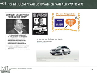 1188 
Het reduceren van de kwaliteit van alternatieven 
 