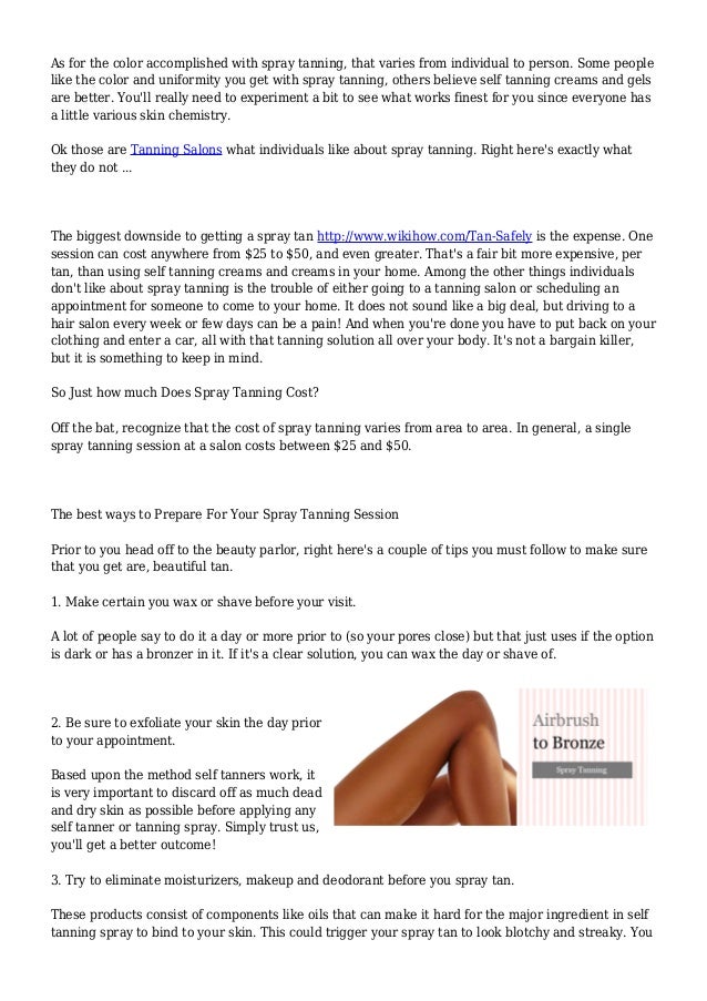 Spray Tanning vs Sun Tanning