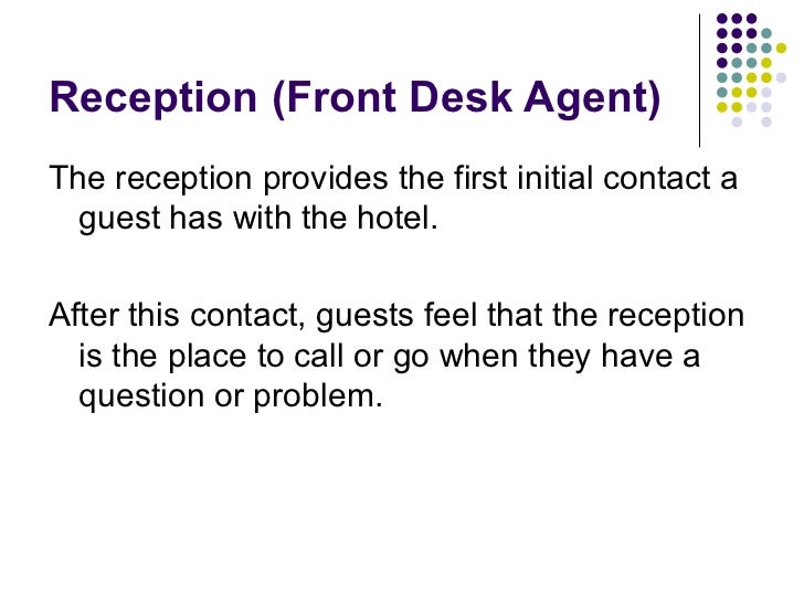 14100484 Hotel Front Office Department