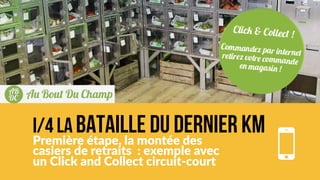 I/4 qWARTZ, LE centre 
commercial connecté 
La nouvelle “Cité” du e-commerce : boutiques 
digitales, click and collect, mu...