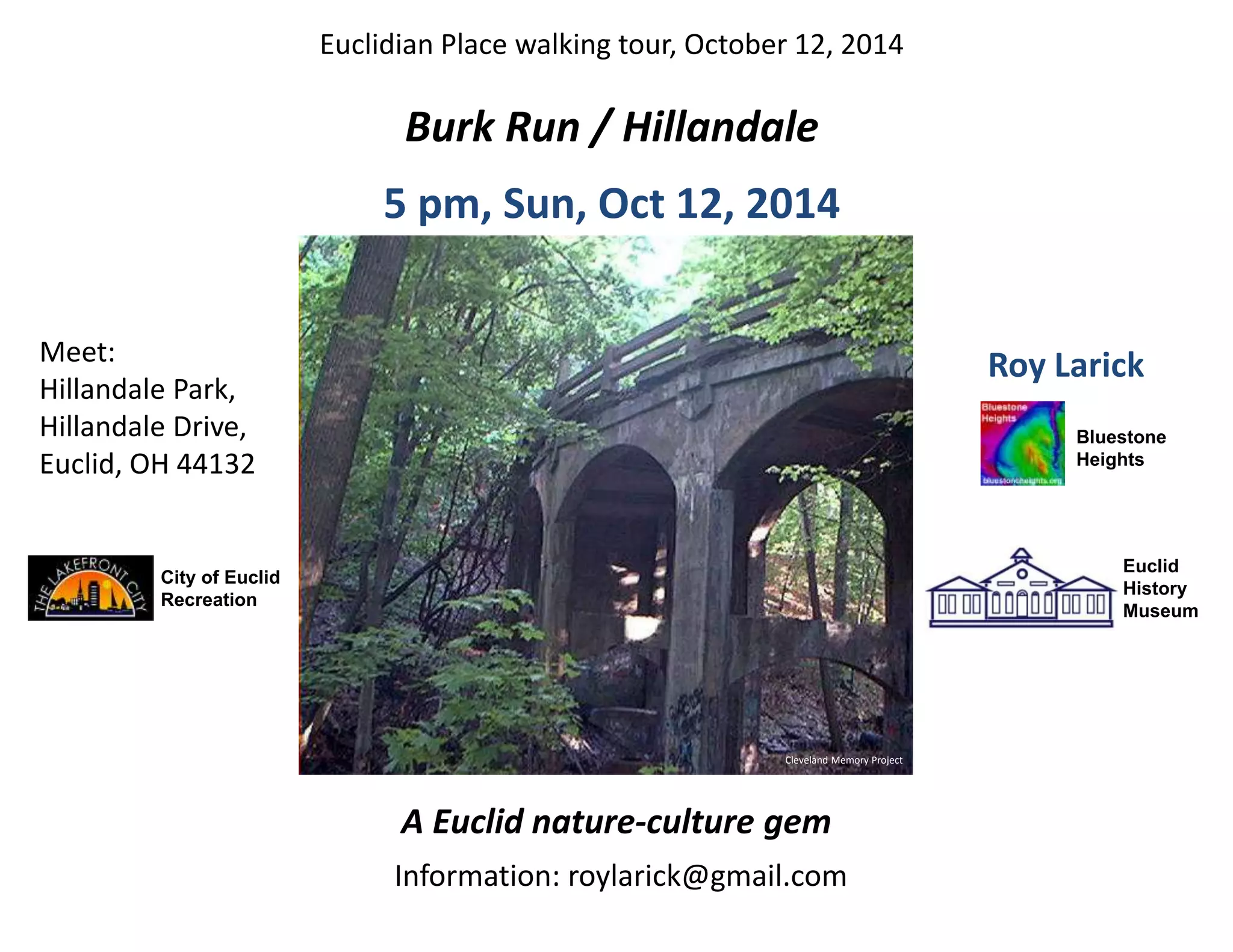 Exploring Burk Run Hillandale