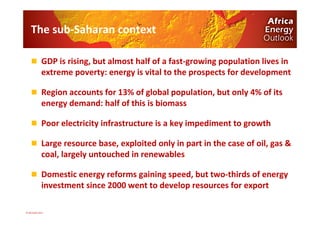 Africa Energy Outlook | PDF