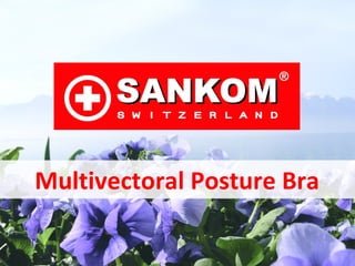 SANKOM Multivectoral posture bra presentation