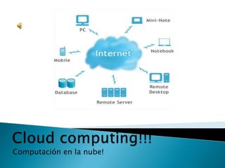 Computación en la nube!
 