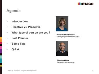 What is proactive project management? | PDF | Business and Finance
