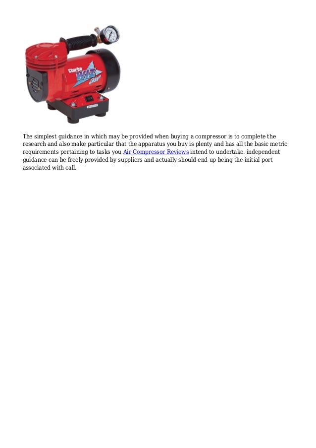 How To Service Air Compressor