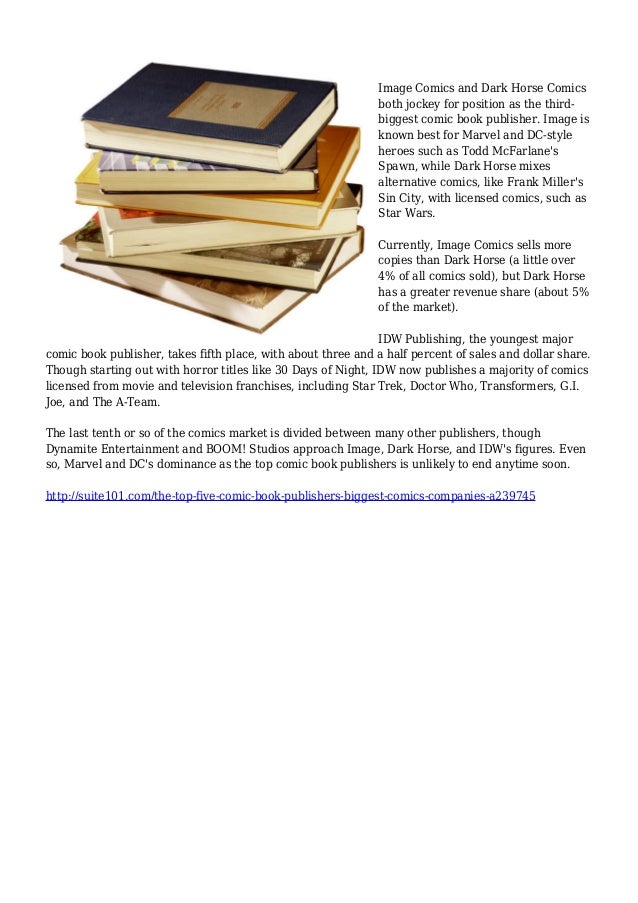 The Top Five Comic Book Publishers: Biggest Comics Companies