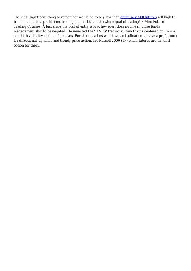 Simple trading signals