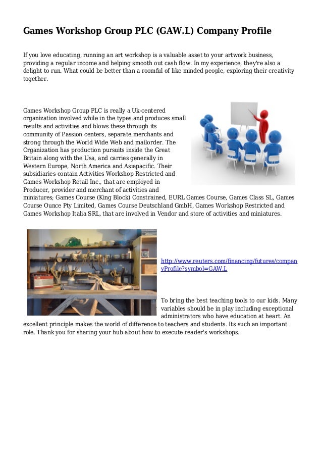 Games Group PLC (GAW.L) Company Profile