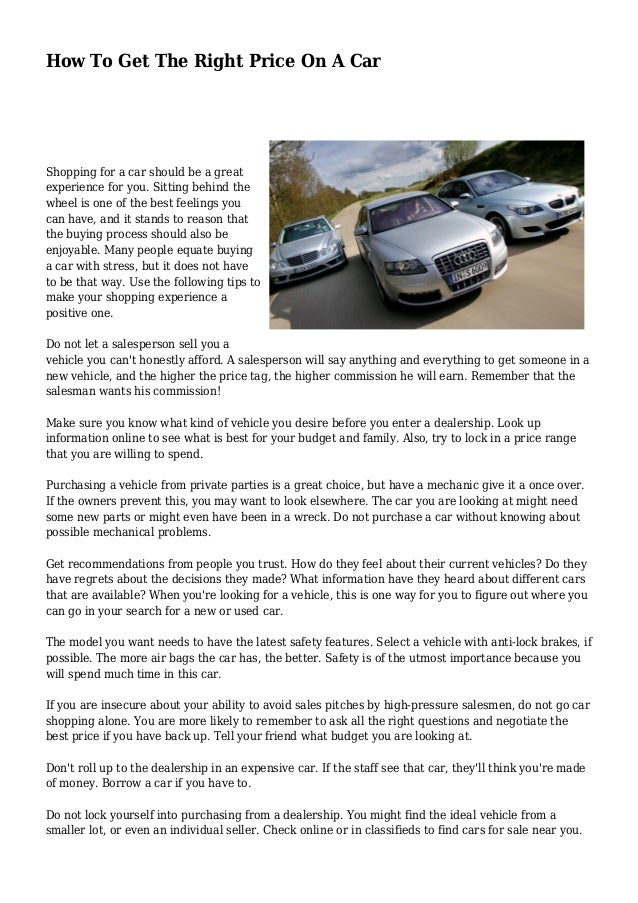 how expensive of a car should i buy