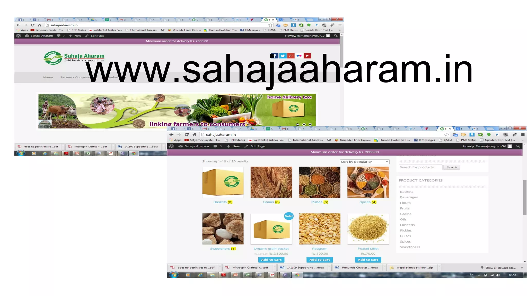 www.sahajaaharam.in 
 