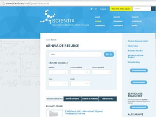 Scientix – Resurse pentru profesorii STEM | Mihai Agape
29/11/2014 | Botosani
Simpozionul Na ional ROBOTORț
11
 