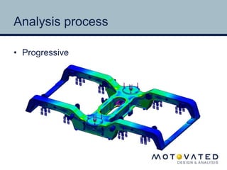 Analysis process 
• Progressive 
 