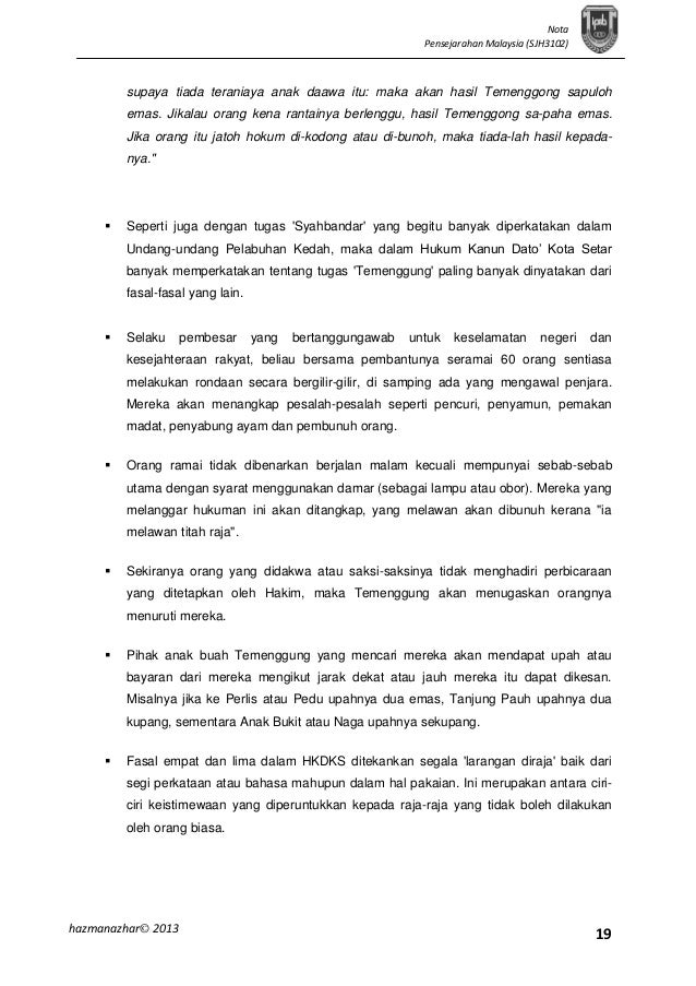 1 Hukum Kanun Melaka Authorstream