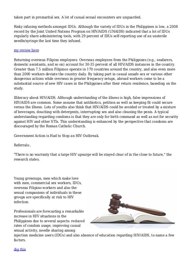 Research about hiv in the philippines picture