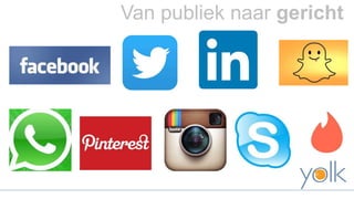 Van publiek naar gericht 
 