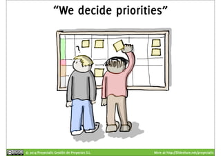 “We decide priorities” 
© 2014 Proyectalis Gestión de Proyectos S.L. More at http://Slideshare.net/proyectalis 
 