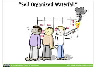 “Self Organized Waterfall” 
© 2014 Proyectalis Gestión de Proyectos S.L. More at http://Slideshare.net/proyectalis 
 
