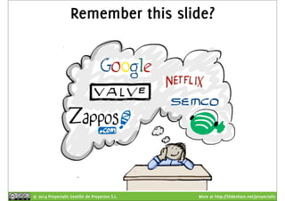 Remember this slide? 
© 2014 Proyectalis Gestión de Proyectos S.L. More at http://Slideshare.net/proyectalis 
 
