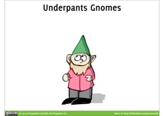 Underpants Gnomes 
© 2014 Proyectalis Gestión de Proyectos S.L. More at http://Slideshare.net/proyectalis 
 