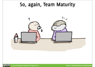 So, again, Team Maturity 
© 2014 Proyectalis Gestión de Proyectos S.L. More at http://Slideshare.net/proyectalis 
 