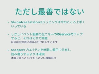 ׋׌׃剑㊣דכזְ 
˖ $broadcast, $onכ剑㊣ך،فٗ٦ثדכזְ 
˖ 俑㶵⴨ٔذٕٓדװ׶ה׶ׅ׷ַ׵ד֮׷ 
! 
$scope.$broadcast('EventNameString', args); 
˖ *%ך佄䴂׮「ֽחְֻ 
˖ 鍑寸岀ה׃גכծ$broadcast荈⡤׾ 
ׅץגTFSWJDFדٓحؾؚٝ׃ծًاحسה׃ג䪔ֲ 
$onח剅ֻ؎كٝزせ׮ծ׉ךTFSWJDFַ׵《䖤ׅ׷ 
ًاحسせז׵*%ָ钠陎׃ג酡㸣׃גֻ׸׷ 
 