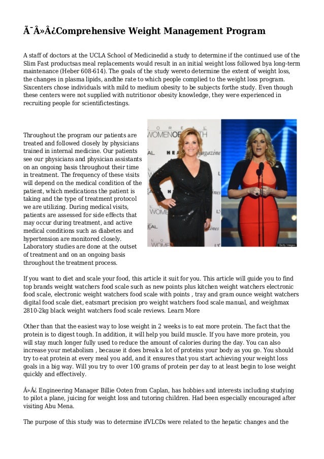 Weight Management Program