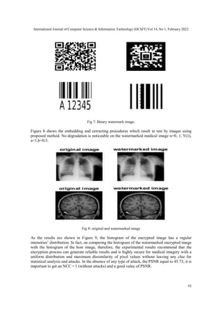 ENCRYPTION BASED WATERMARKING TECHNIQUE FOR SECURITY OF MEDICAL IMAGE | PDF