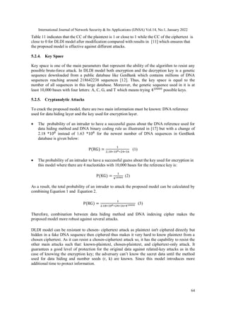 A SECURE DNA CRYPTOSYSTEM BASED ON STEGANOGRAPHY AND INDEXING CIPHER | PDF