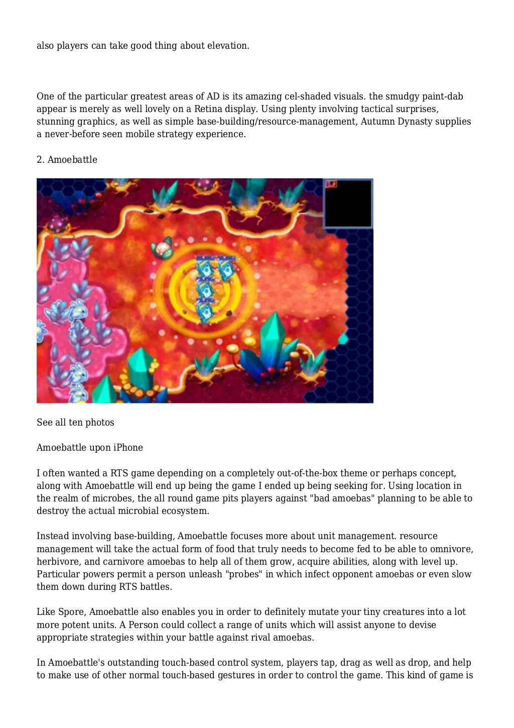 10 Best iOS Real-Time Strategy Games