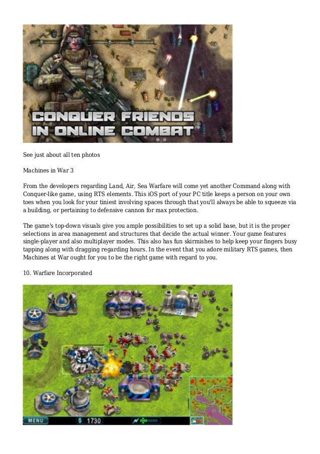 10 Best iOS RealTime Strategy Games