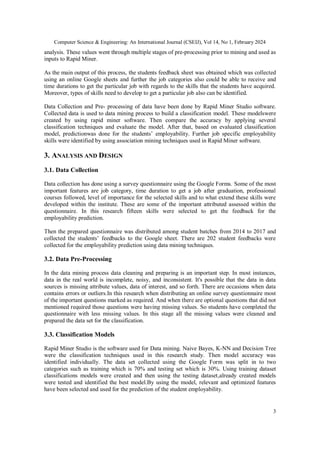 DATA MINING FOR STUDENTS’ EMPLOYABILITY PREDICTION | PDF
