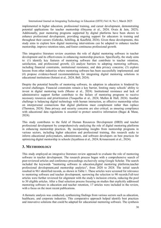 MENTORING SOFTWARE IN EDUCATION AND ITS IMPACT ON TEACHER DEVELOPMENT ...