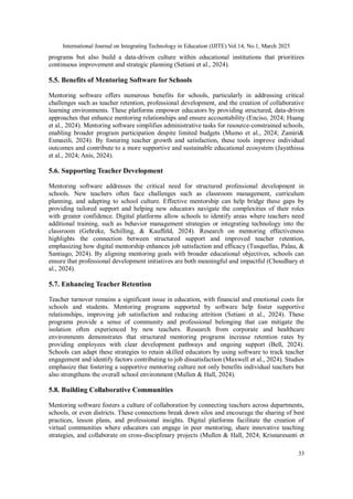 MENTORING SOFTWARE IN EDUCATION AND ITS IMPACT ON TEACHER DEVELOPMENT ...