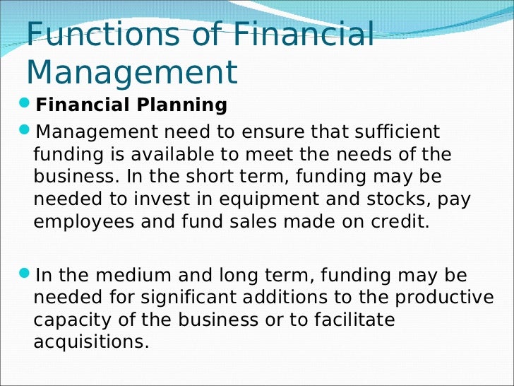 14127918 Financial management scope objectives and types of finances