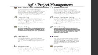 Agile Project Management
 