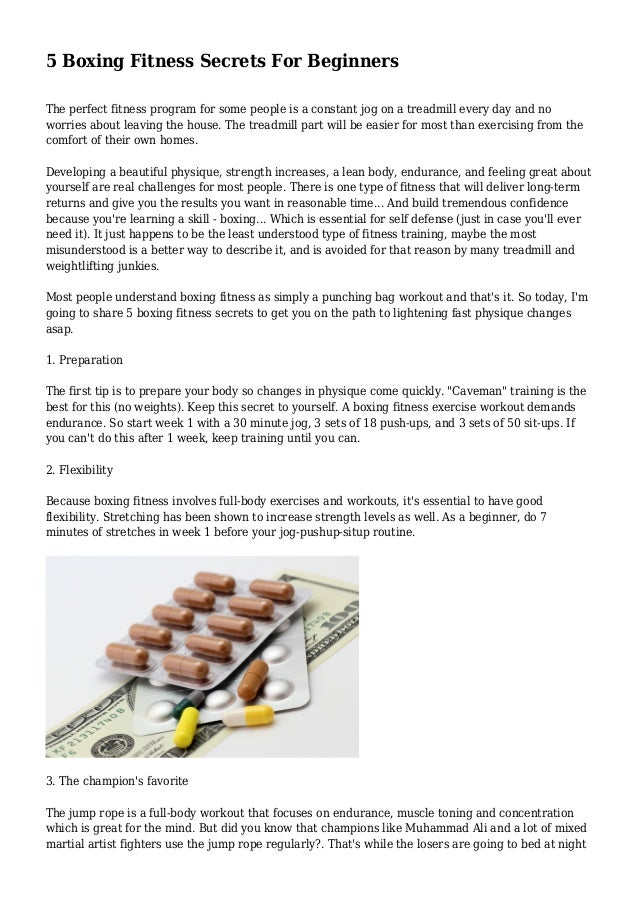 boxing treadmill workout