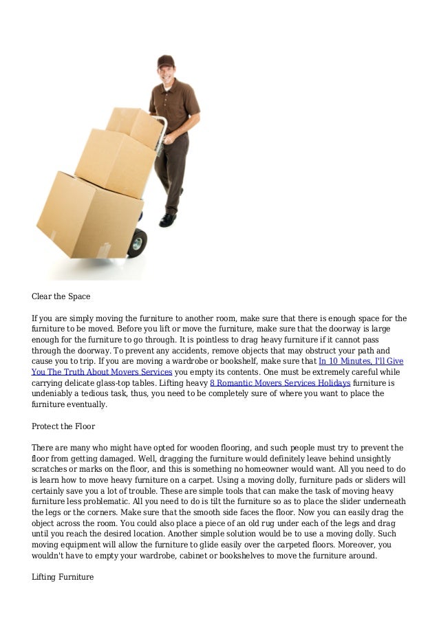 Tips for Moving Heavy Furniture Safely