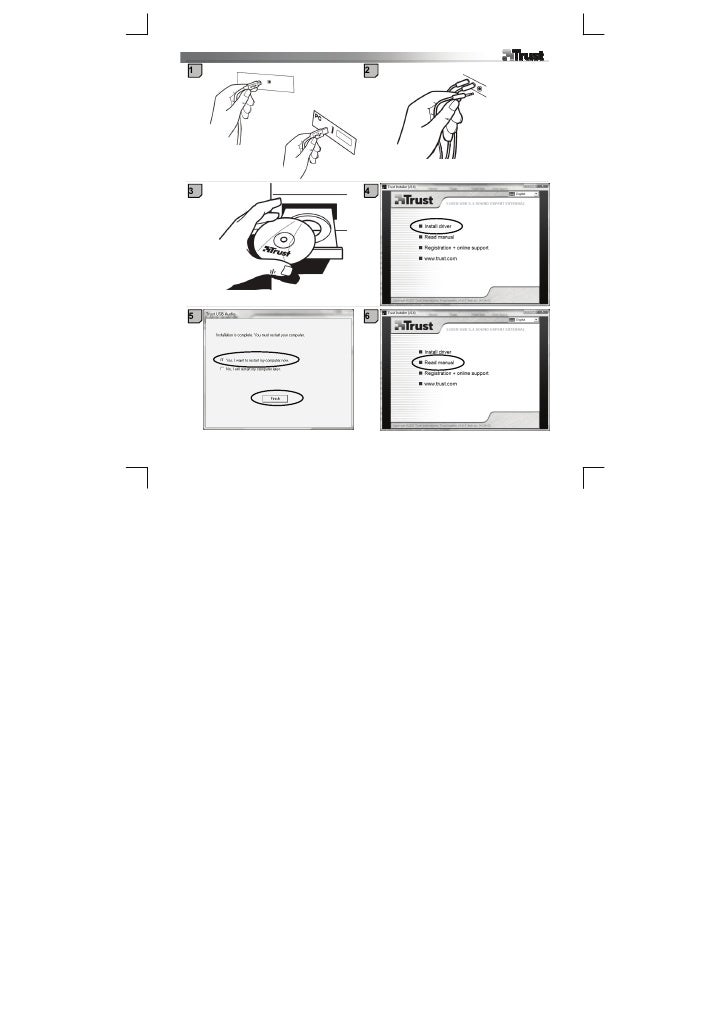 14134 Trust 5.1 external surround sound card sc5500p
