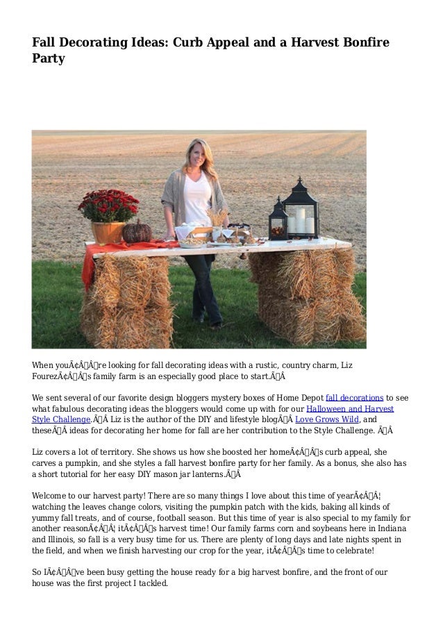 Fall Harvest Decorating Ideas Fall Harvest Decorating Ideas