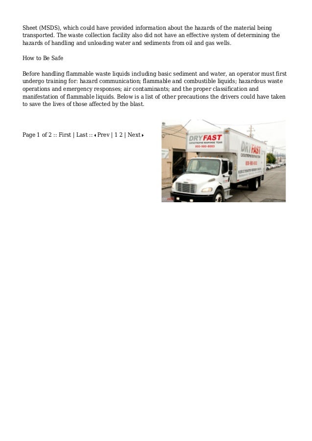 Trucks Vacuum Truck Safety and Oil Field Work! (Page 1 of 2)