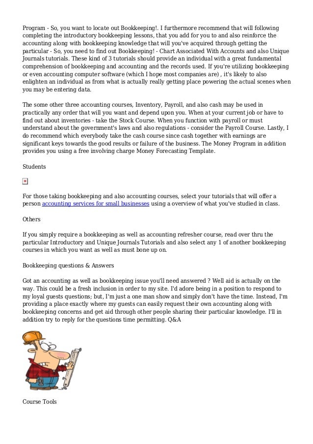 Bean Counter's Free Accounting & Bookkeeping Tutorial Site