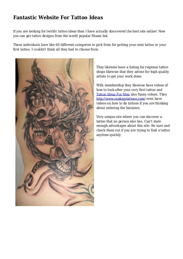 Fantastic Website For Tattoo Ideas