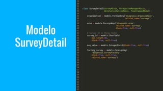 Modelo
SurveyDetail
 