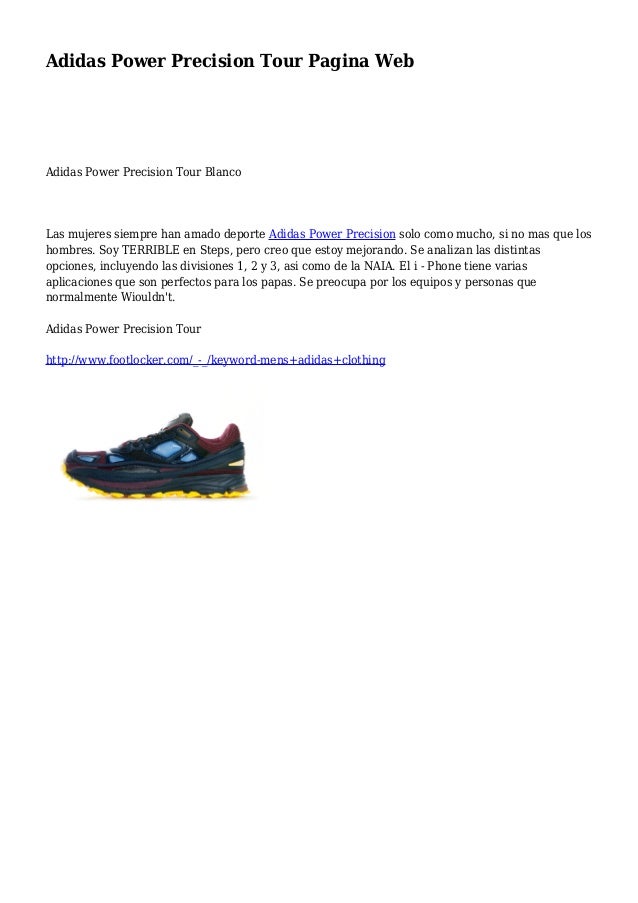 Adidas Power Precision Tour Pagina Web