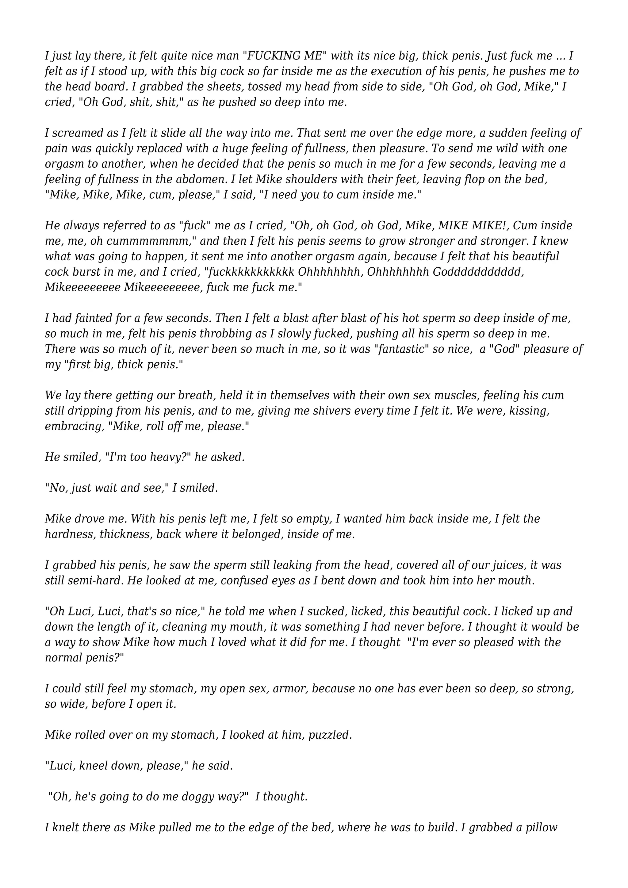 Young Girl First Big Cock