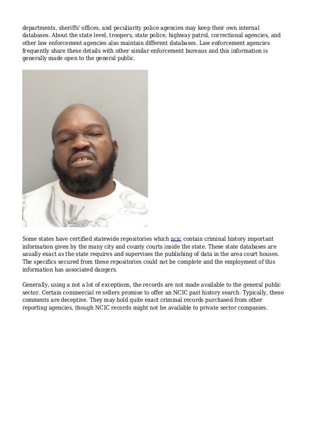 Finding Criminal Record